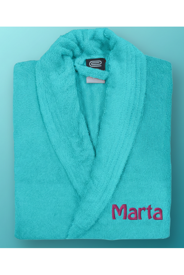 Comprar Albornoz Smoking Turquesa