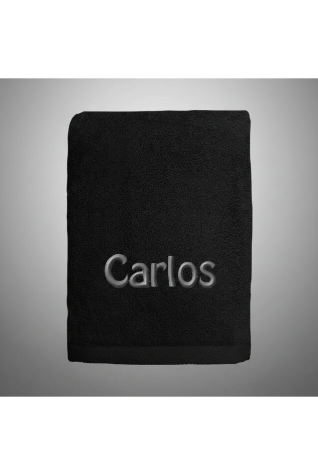 Comprar Toalla Algodón Negro