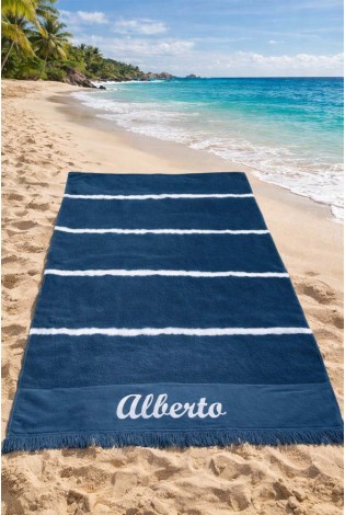 Toallas Playa Tie dyed Azul Pacific