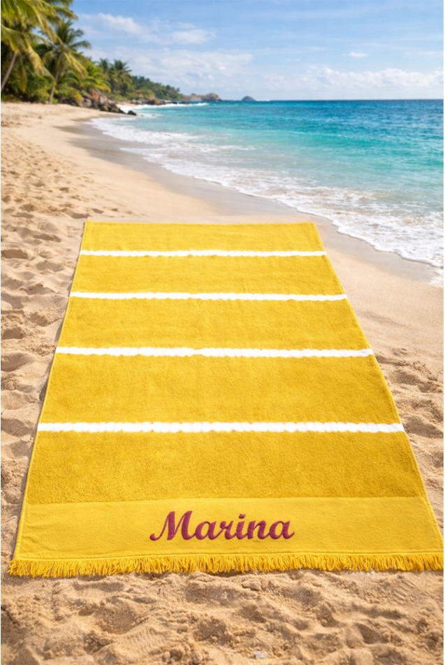 Comprar Toallas Playa Tie dyed Curry