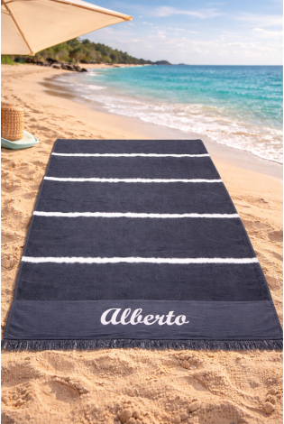 Toallas Playa Tie dyed Gris Pacific