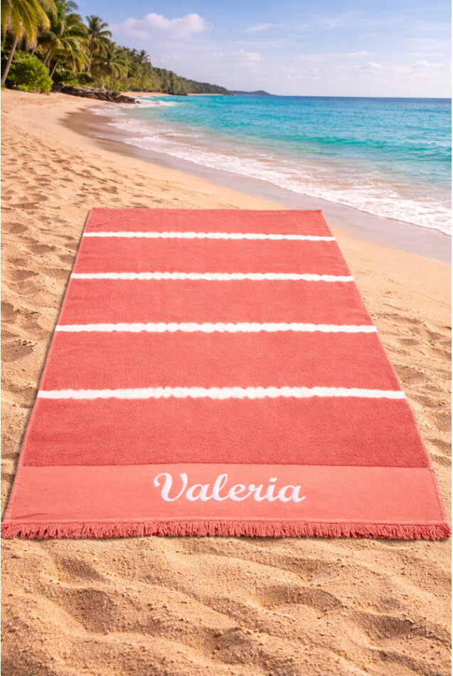 Comprar Toallas Playa Tie dyed Coral