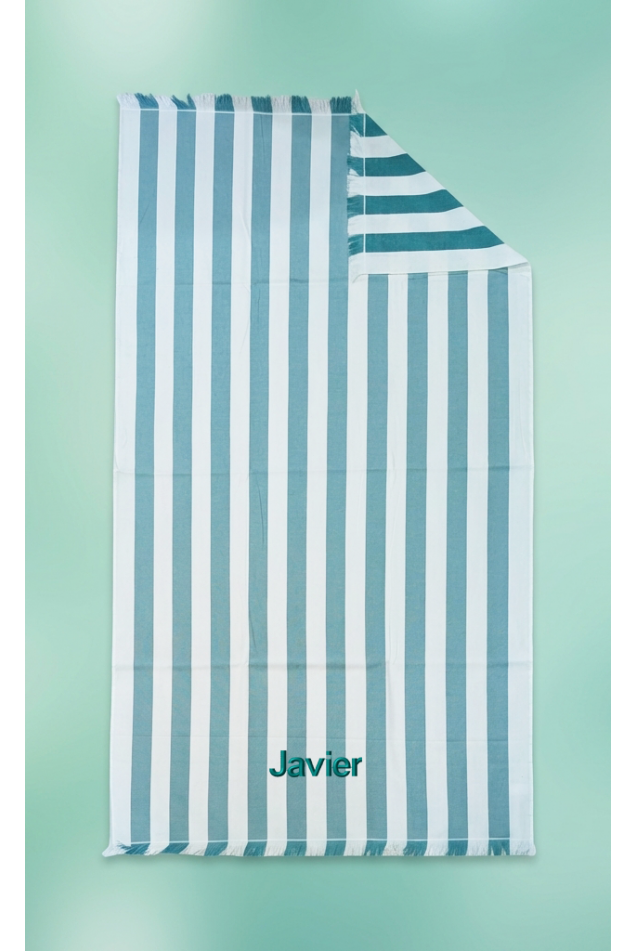Comprar Toalla Playa Pareo Stripes Verde