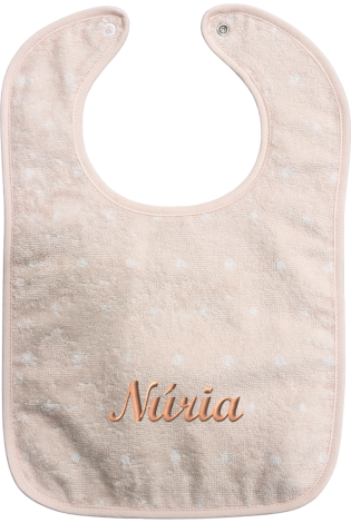 Babero Pintas Salmón