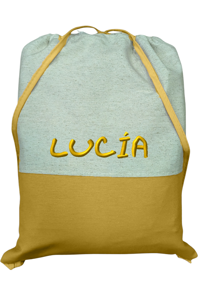 Comprar Bolsa Ropa Guardería Mostaza Line