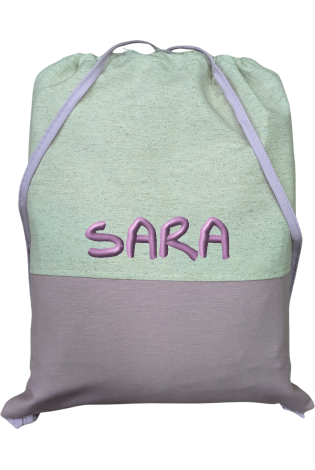 Bolsa Ropa Guardería Lavanda Line