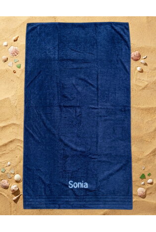 Toalla Playa Cool Azul Marino