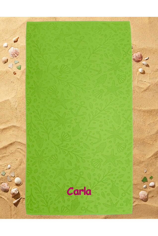 Comprar Toalla Playa Sea Life Pistacho