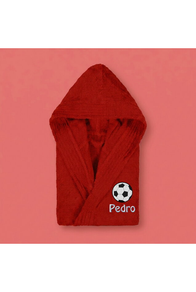 Comprar Albornoz Futbol Rojo