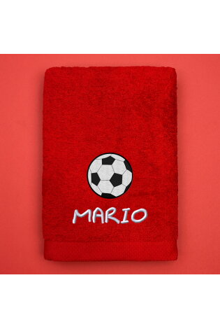 Toalla Futbol Rojo