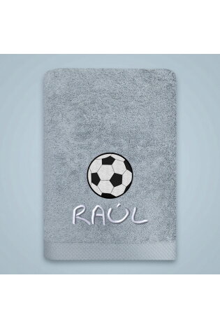 Toalla Futbol Plata