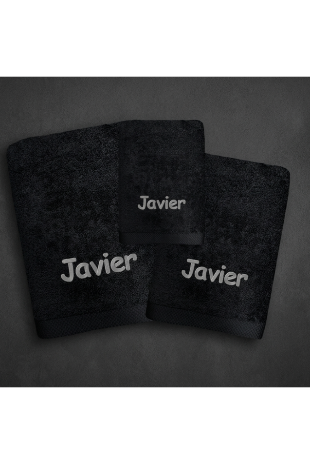Comprar Juego de Toallas Pure Negro