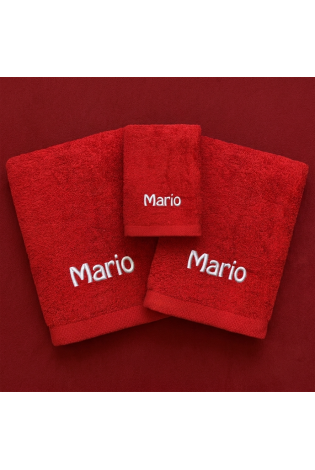 Juego de Toallas Pure Rojo