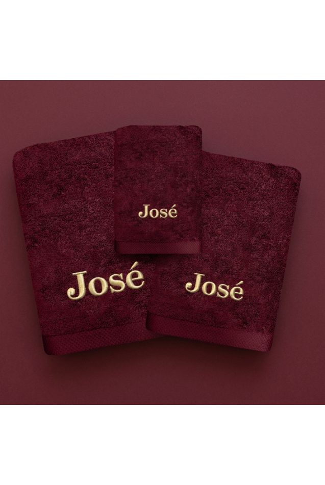 Comprar Juego de Toallas Pure Burdeos