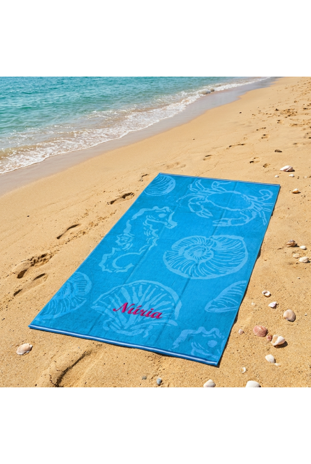 Comprar Toalla Playa Caballito Azul