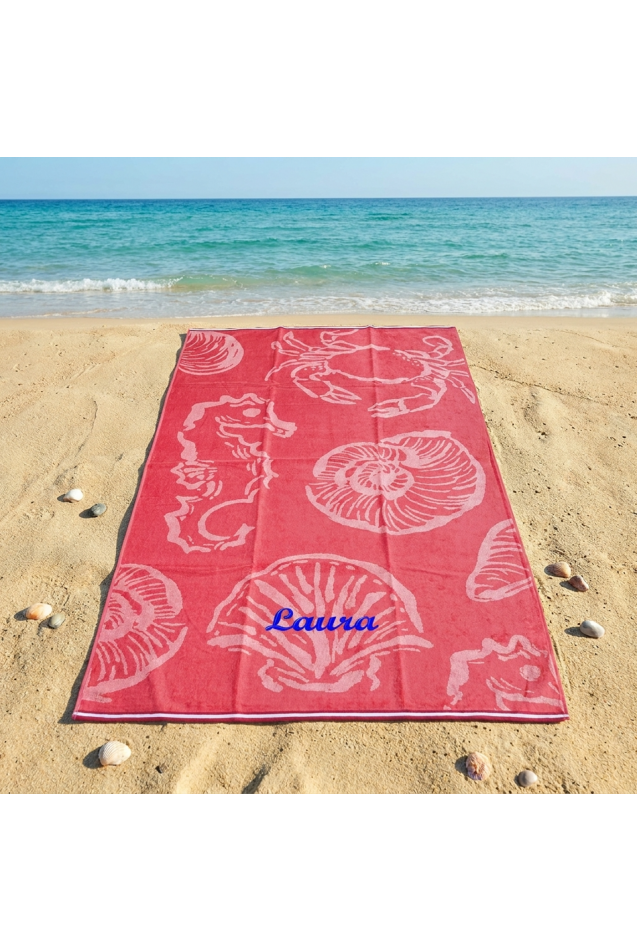 Comprar Toalla Playa Caballito Coral