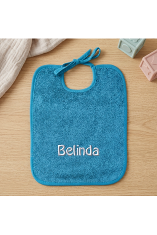 Babero Picolo Con Tira Esmeralda Personalizado
