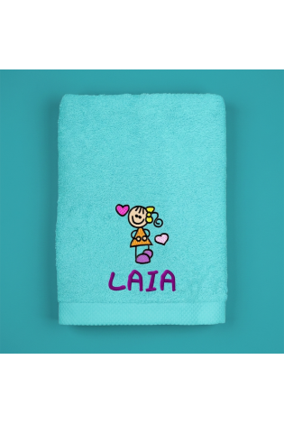 Toalla Love Aguaverde Personalizada