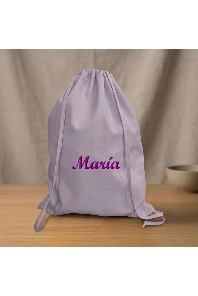 Comprar Bolsa de Tela Personalizada para Guardería Lavanda