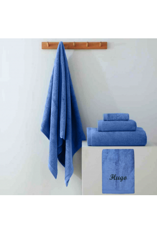 Juego Toallas Bamboo Azul