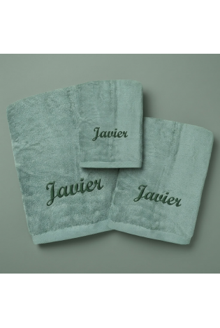 Juego Toallas Bamboo Verde