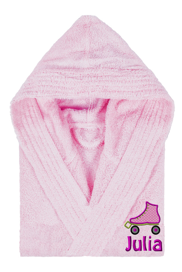 Albornoz Roller Kids Rosa Comprar Albornoz Roller Rosa Personalizado