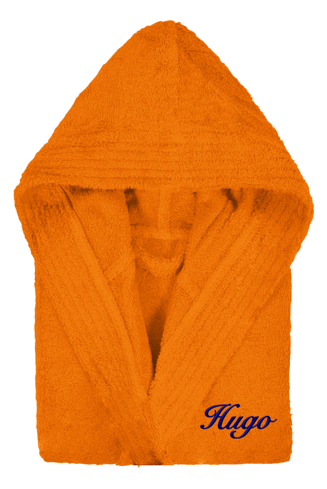 Albornoz Infantil Pure Naranja Personalizado Comprar Albornoz Pure Kids Naranja Personalizado
