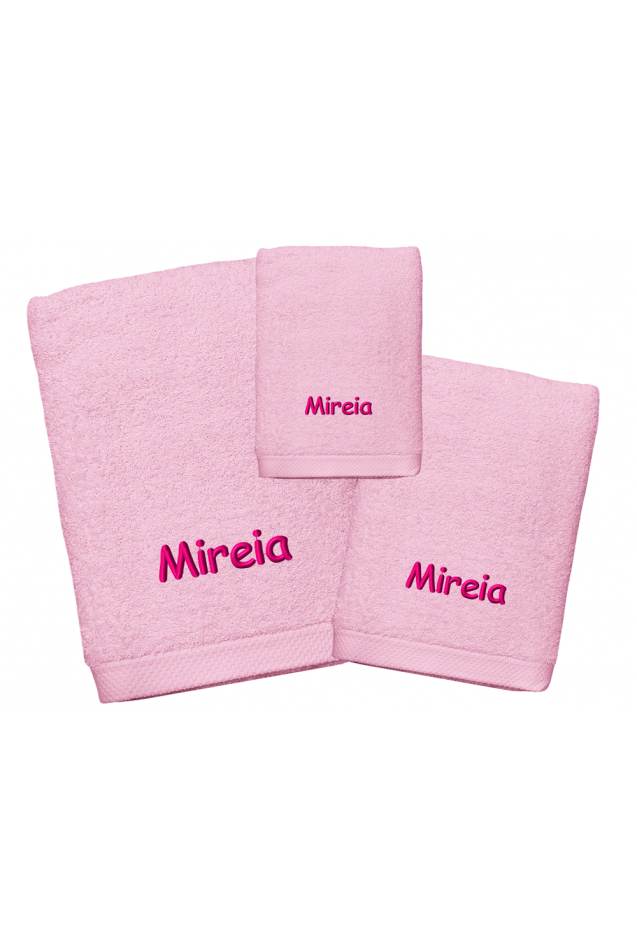 Juego de Toallas Pure Rosa Personalizado Comprar Juego de Toallas Pure Rosa