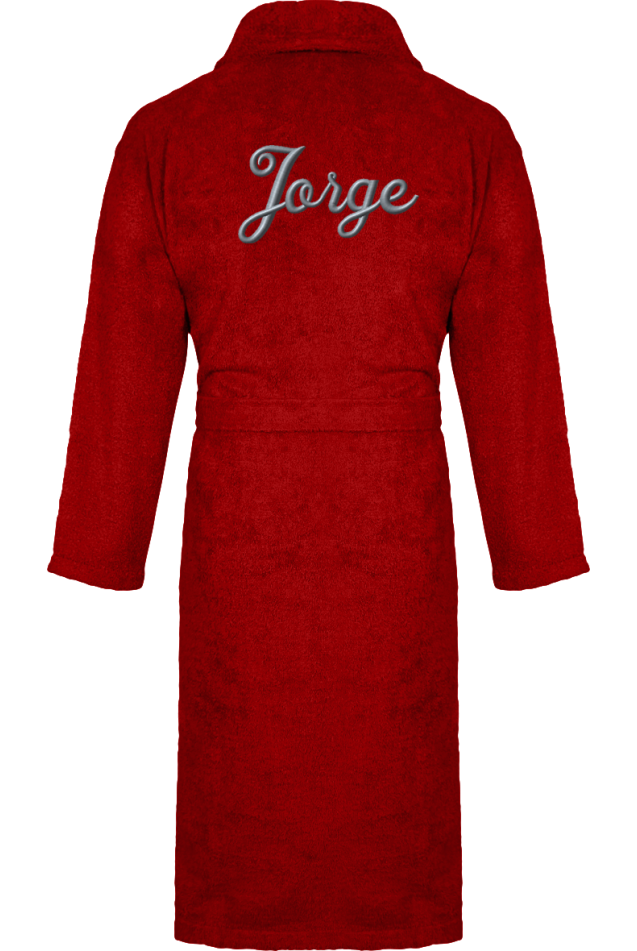 Albornoz Pure Rojo Personalizado Comprar Albornoz Pure Rojo Personalizado