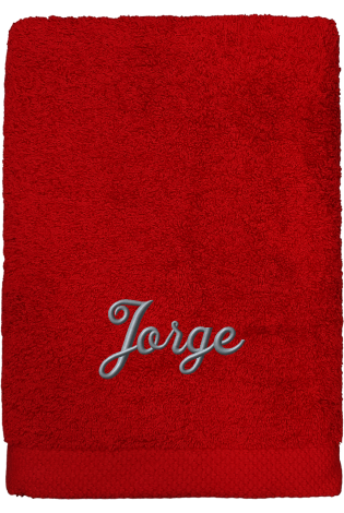 Toalla Pure Rojo Personalizada