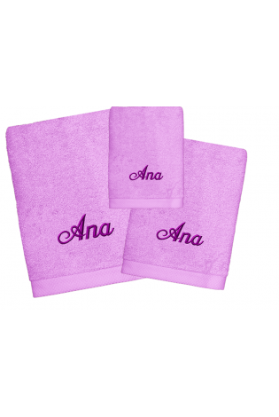 Juego de Toallas Pure Lavanda Personalizado