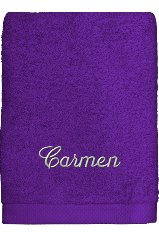 Toalla Pure Violeta  Personalizada