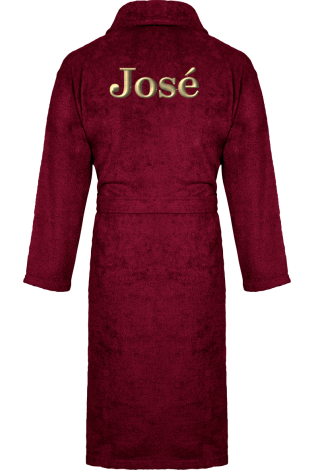 Albornoz Pure Burdeos Personalizado Albornoz Pure Burdeos Personalizado