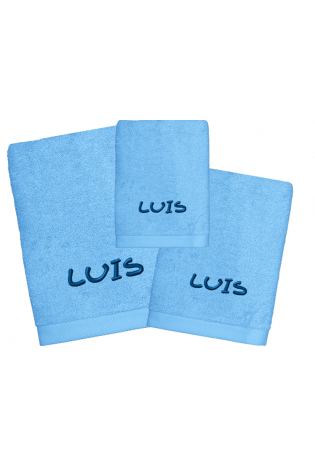 Juego de Toallas Pure Cielo Personalizado