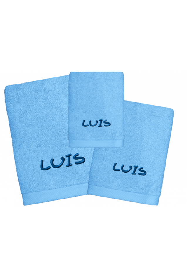 Juego de Toallas Pure Cielo Personalizado Comprar Juego de Toallas Pure Cielo