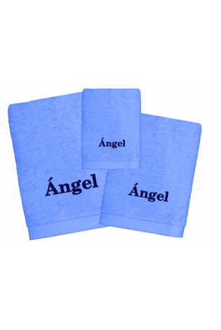Juego de Toallas Pure Azul Mar Personalizado