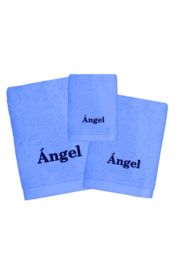 Juego de Toallas Pure Azul Mar Personalizado Comprar Juego de Toallas Pure Azul Mar