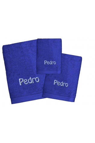Juego de Toallas Pure Ultramar Personalizado