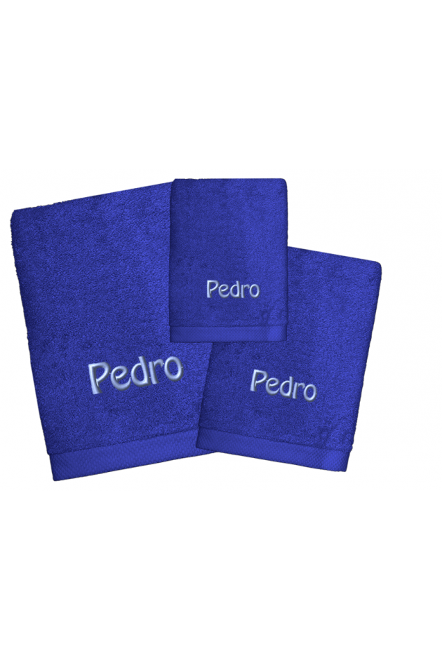 Juego de Toallas Pure Ultramar Personalizado Comprar Juego de Toallas Pure Ultramar
