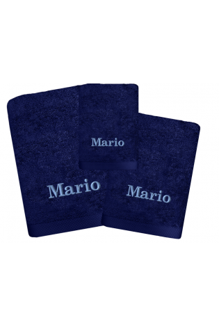 Juego de Toallas Pure Marino