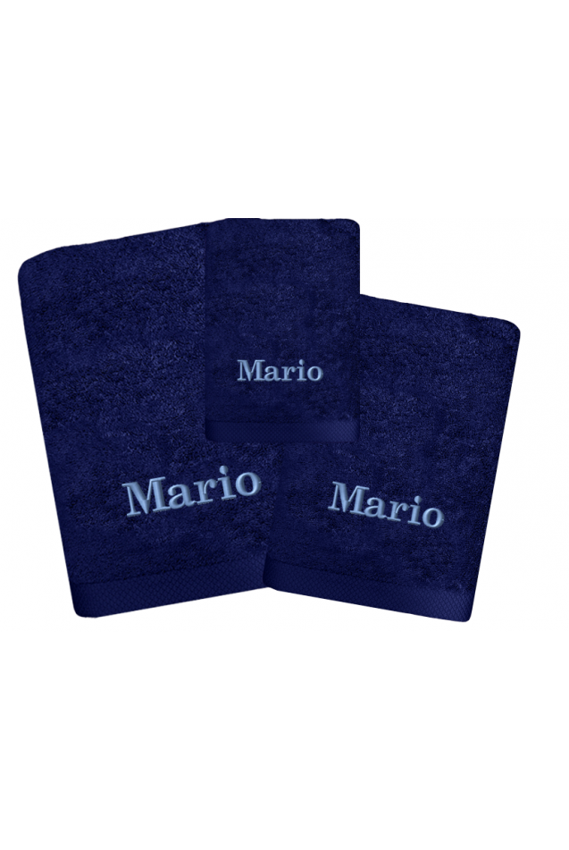 Comprar Juego de Toallas Pure Marino