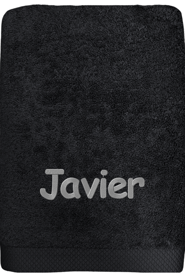 Comprar Toalla Personalizada Negro Lasa