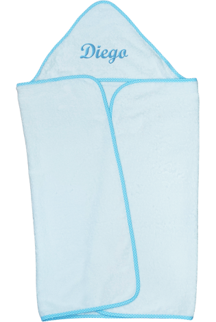 Capa Piccolo Bebé Topitos Azul