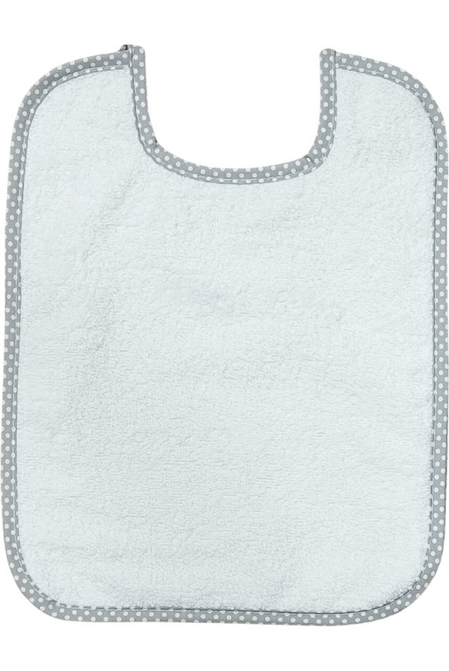 Comprar Babero Picolo Topos Gris Personalizado