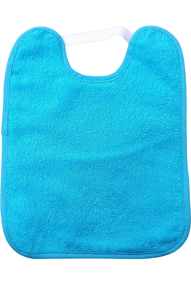 Comprar Babero Guardería Goma Turquesa Personalizado