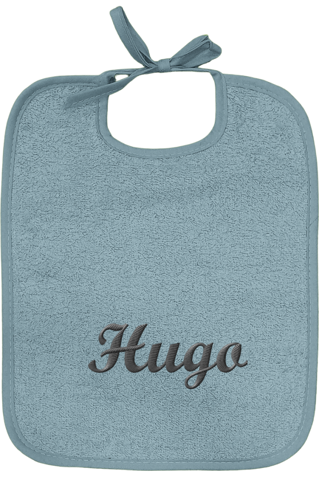 Comprar Babero Picolo Con Tira Gris Personalizado