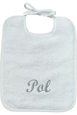 Babero Con Tira Blanco