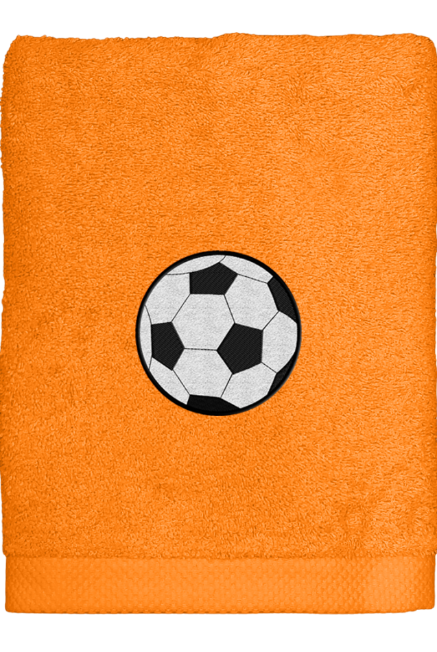 Comprar Toalla Futbol Naranja Personalizada