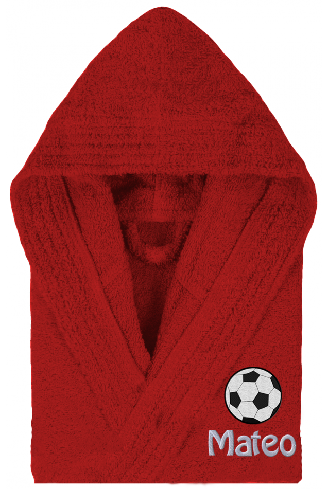 Albornoz Futbol Rojo Comprar Albornoz Futbol Rojo Personalizado