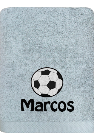Toalla Futbol Plata Personalizada